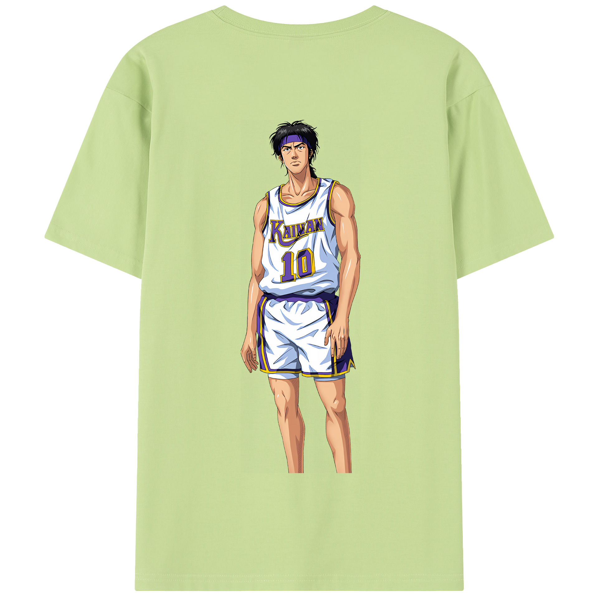 SLAM DUNK／スラムダンク 綿100％半袖Tシャツ（背面プリント）